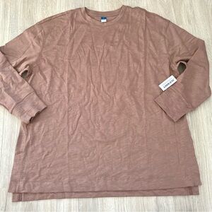 Old Navy Vintage Long Sleeve Tunic Tshirt Sz M